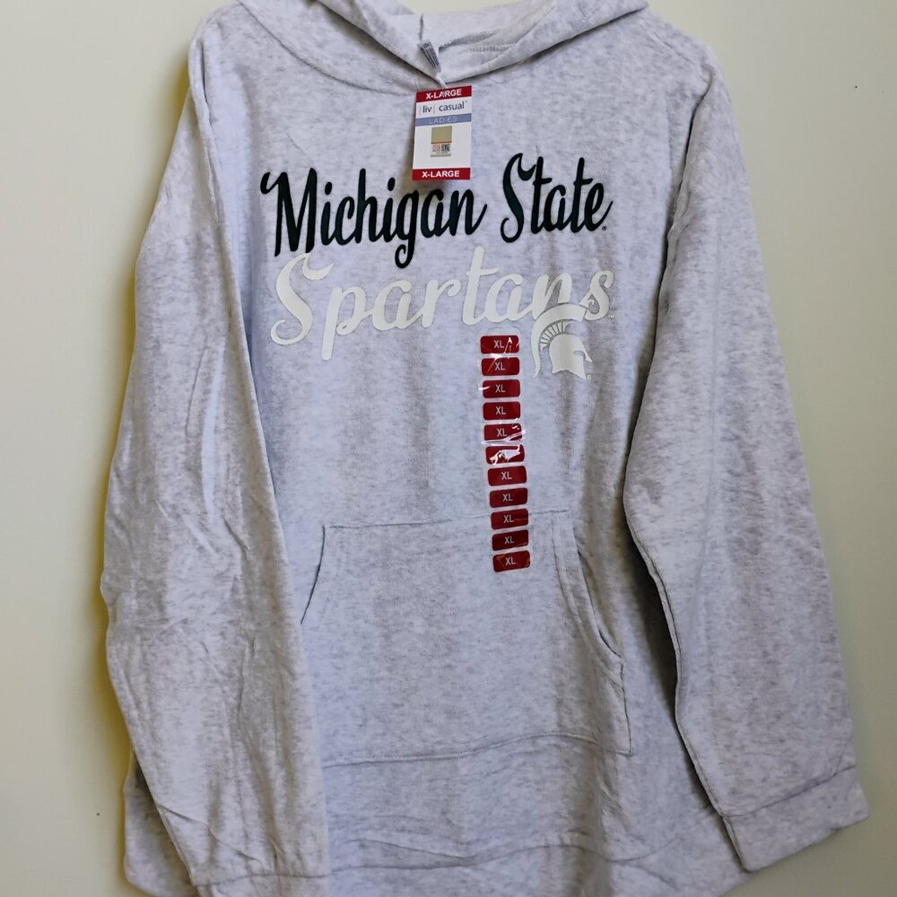MSU ladies hoodie - size XL NWT